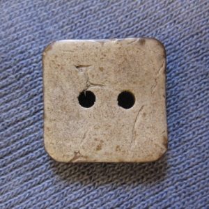 Kokosknapp 15×15 mm