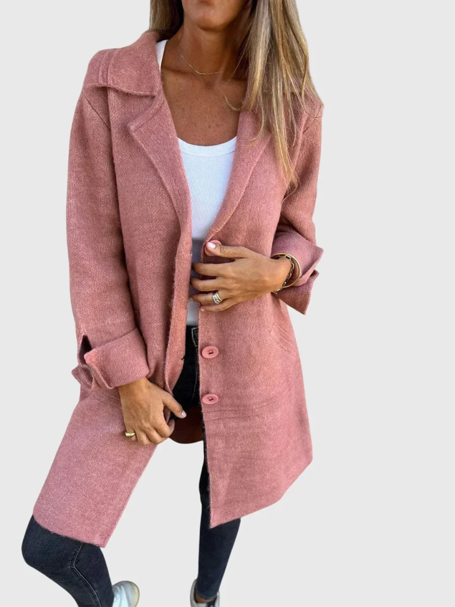 Blazer dam med knappar — tidlös och figurnära kavaj - Bild 2