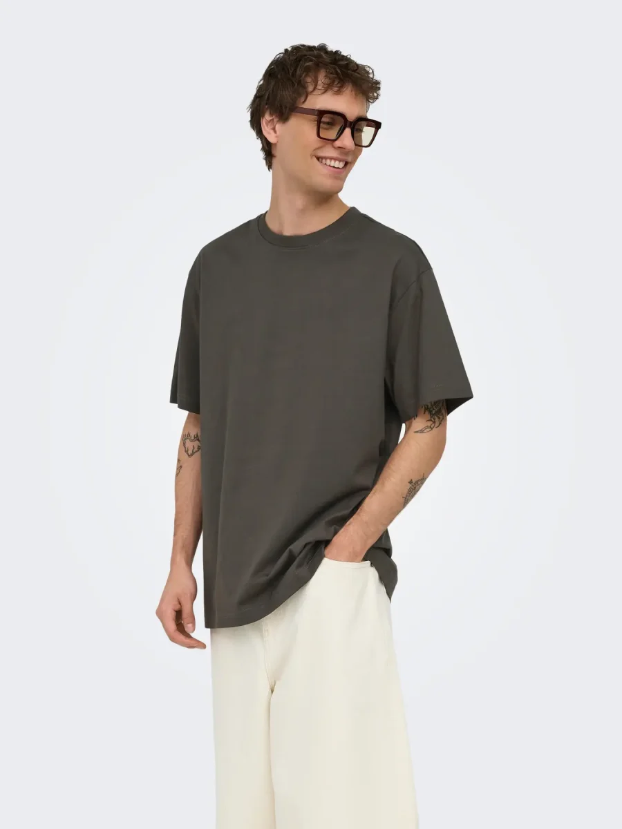 FRED RLX TEE - BELUGA - Bild 2