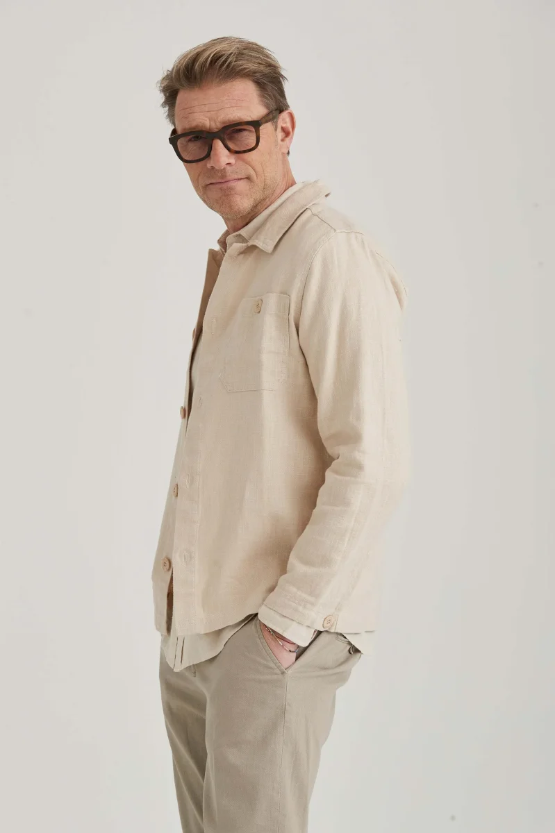 Overshirt ljus beige - Bild 2