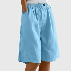 Madeleine | Rymliga shorts med elastisk midja