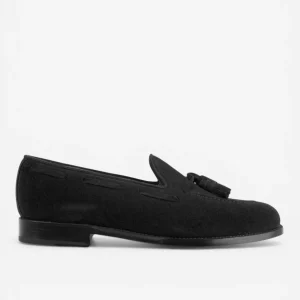 Tassel Loafers Mocka Svart