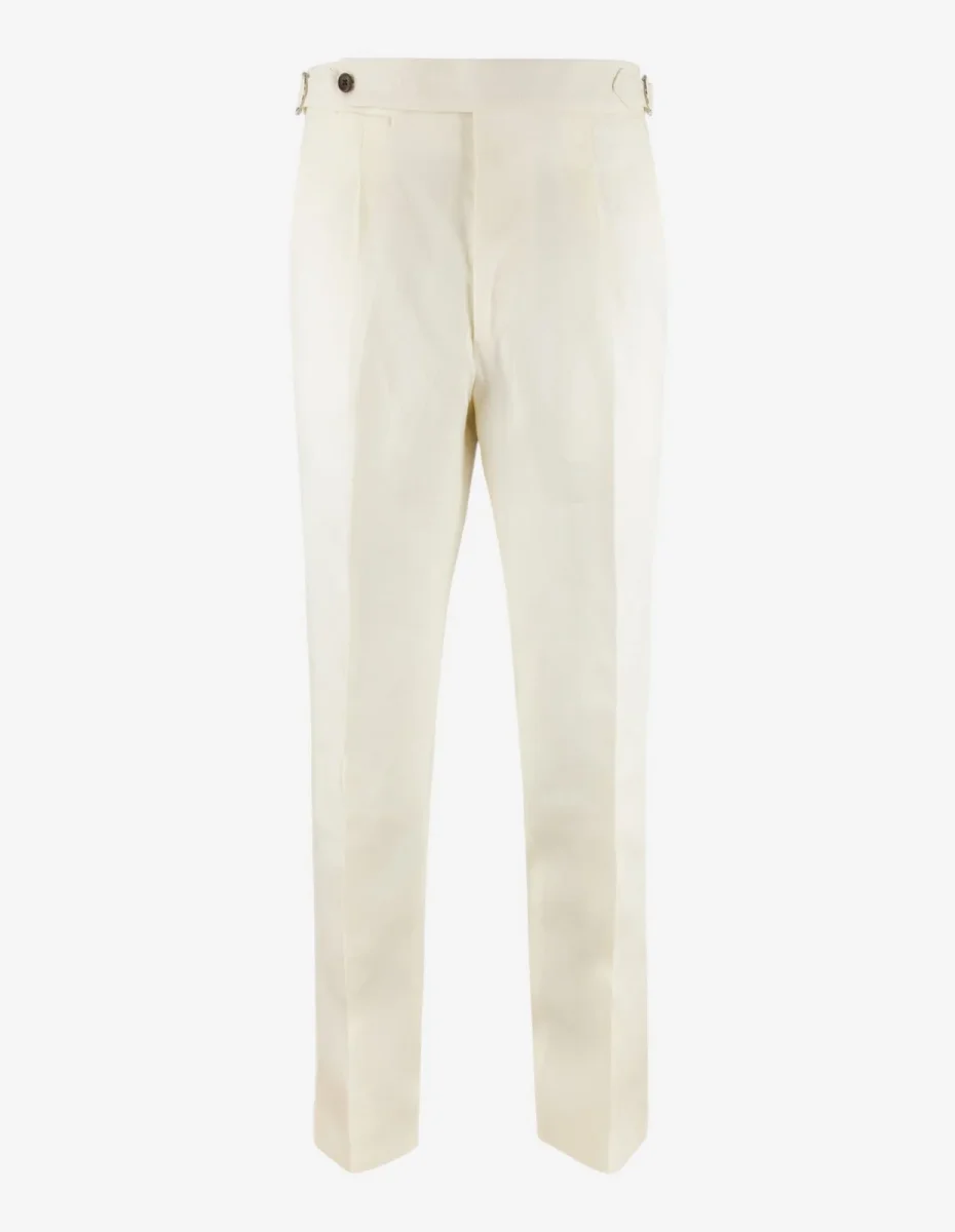 Sartorial Trouser Linne Benvit