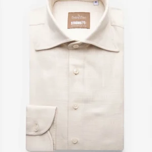 Sartorial Shirt Slub Cotton Beige