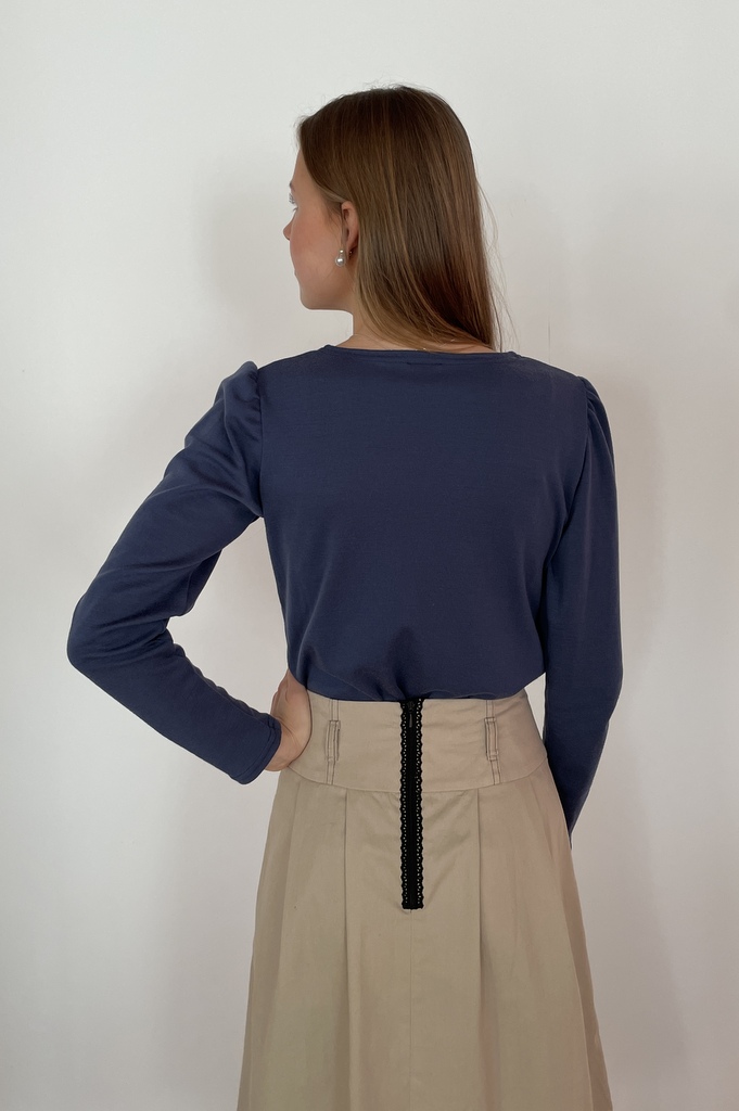 Nougatbiskvi, beige kjol - Bild 3