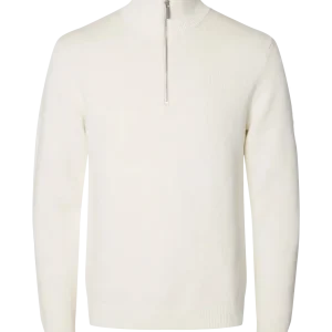 DANE HALFZIP WHITE