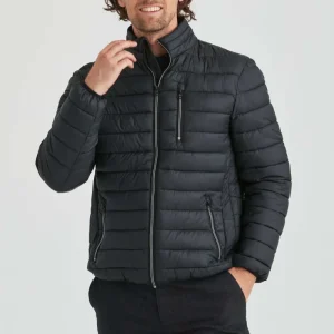 Svart Quiltad Jacka