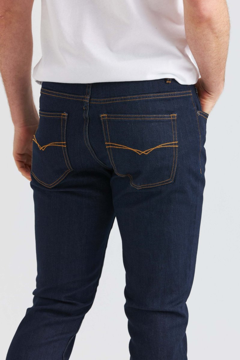 4500 Jeans Stretch Mörkblå - Bild 5
