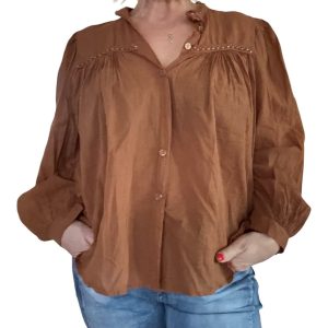 Tessie blouse tobacco