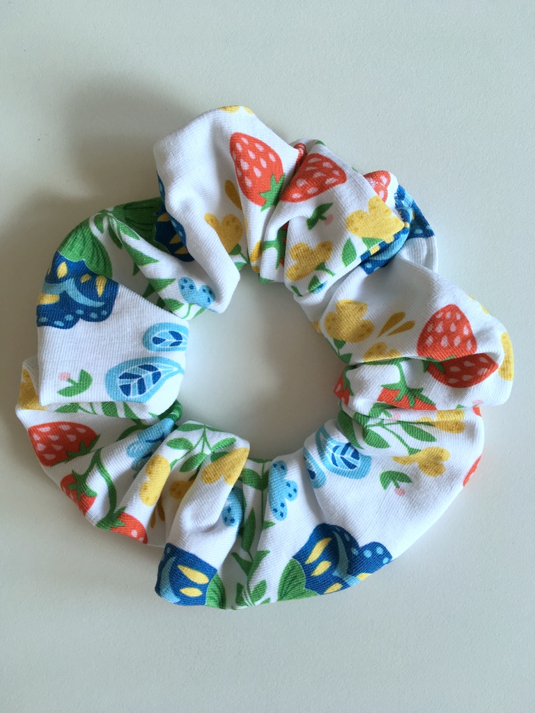 Scrunchie, mönstrade trikåhårband - Bild 5