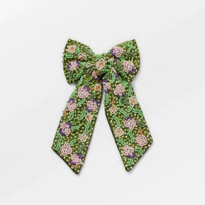 Petulia Beaded Bow Clip