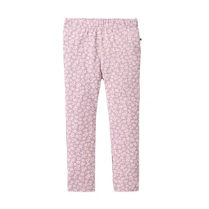 Leggings ljuslila blommiga